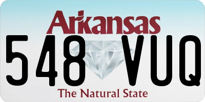 AR license plate 548VUQ