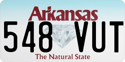 AR license plate 548VUT