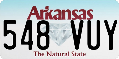 AR license plate 548VUY