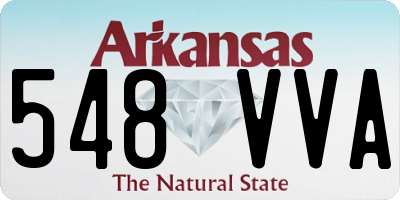 AR license plate 548VVA