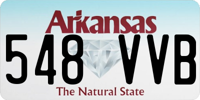 AR license plate 548VVB