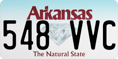 AR license plate 548VVC