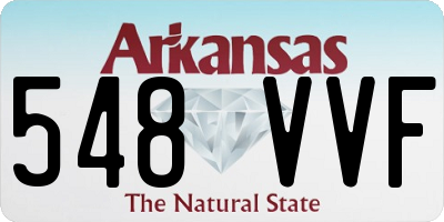 AR license plate 548VVF
