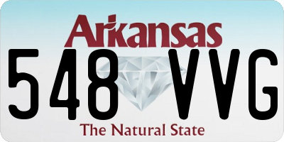 AR license plate 548VVG