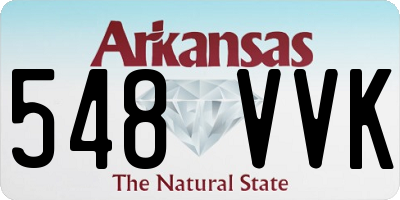 AR license plate 548VVK