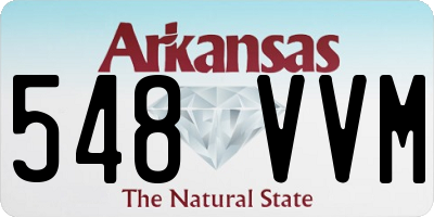 AR license plate 548VVM