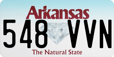 AR license plate 548VVN