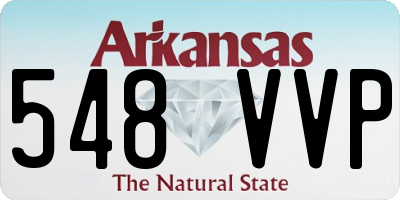 AR license plate 548VVP