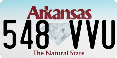 AR license plate 548VVU