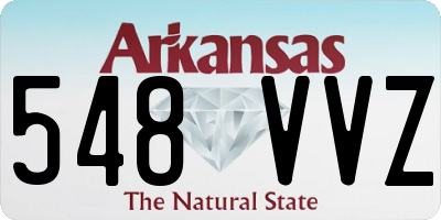 AR license plate 548VVZ