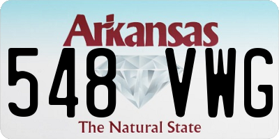 AR license plate 548VWG