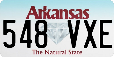 AR license plate 548VXE