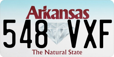 AR license plate 548VXF