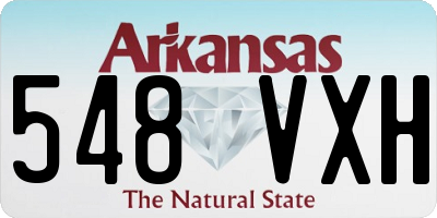 AR license plate 548VXH