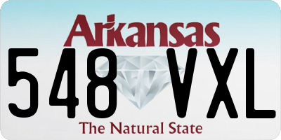 AR license plate 548VXL