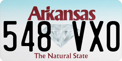 AR license plate 548VXO