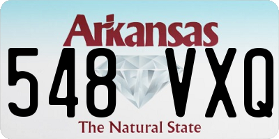 AR license plate 548VXQ