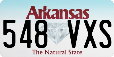AR license plate 548VXS
