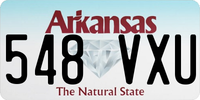 AR license plate 548VXU