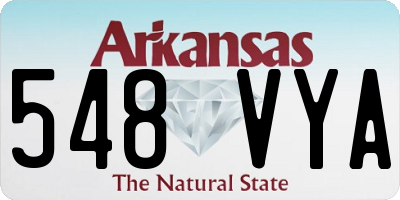 AR license plate 548VYA