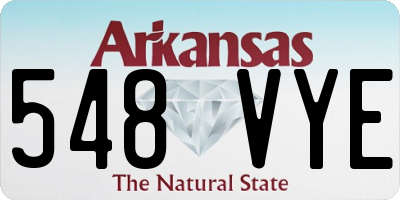 AR license plate 548VYE