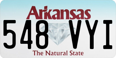 AR license plate 548VYI