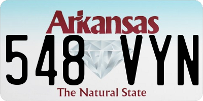AR license plate 548VYN