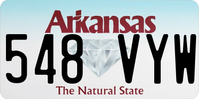 AR license plate 548VYW