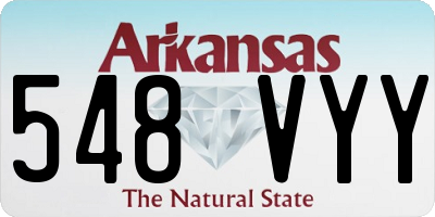 AR license plate 548VYY