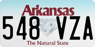 AR license plate 548VZA