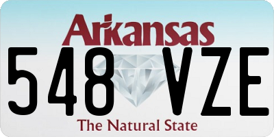 AR license plate 548VZE