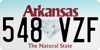 AR license plate 548VZF