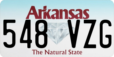 AR license plate 548VZG