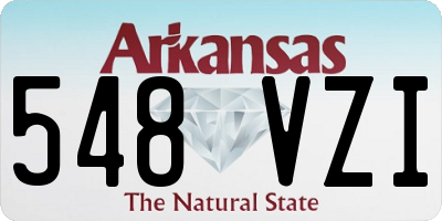 AR license plate 548VZI