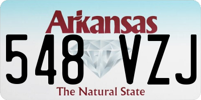 AR license plate 548VZJ