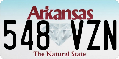 AR license plate 548VZN