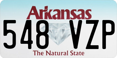 AR license plate 548VZP