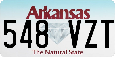 AR license plate 548VZT