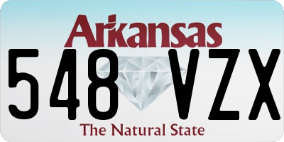 AR license plate 548VZX