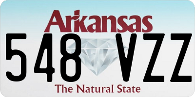 AR license plate 548VZZ