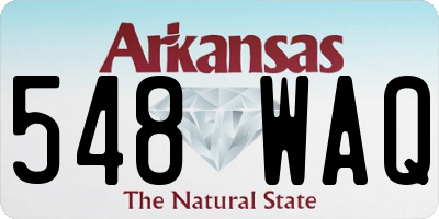 AR license plate 548WAQ