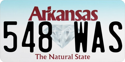 AR license plate 548WAS