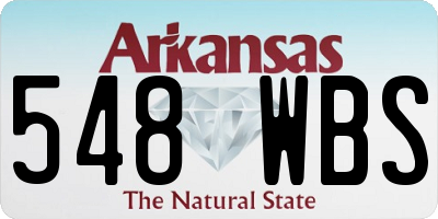 AR license plate 548WBS