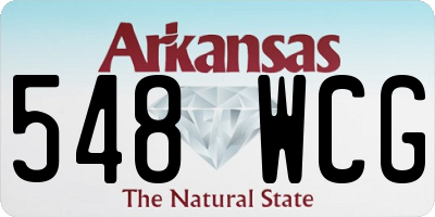 AR license plate 548WCG