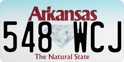 AR license plate 548WCJ