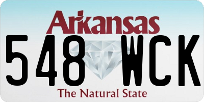 AR license plate 548WCK