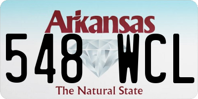 AR license plate 548WCL