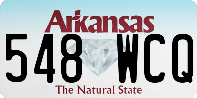 AR license plate 548WCQ