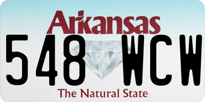 AR license plate 548WCW