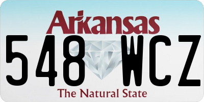 AR license plate 548WCZ
